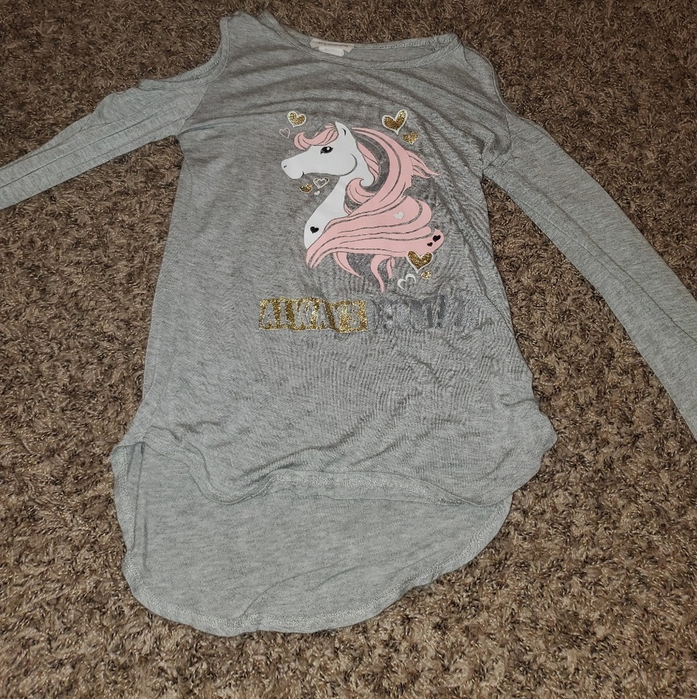 {btween} Unicorn Off the Shoulder Graphic Tee🦄